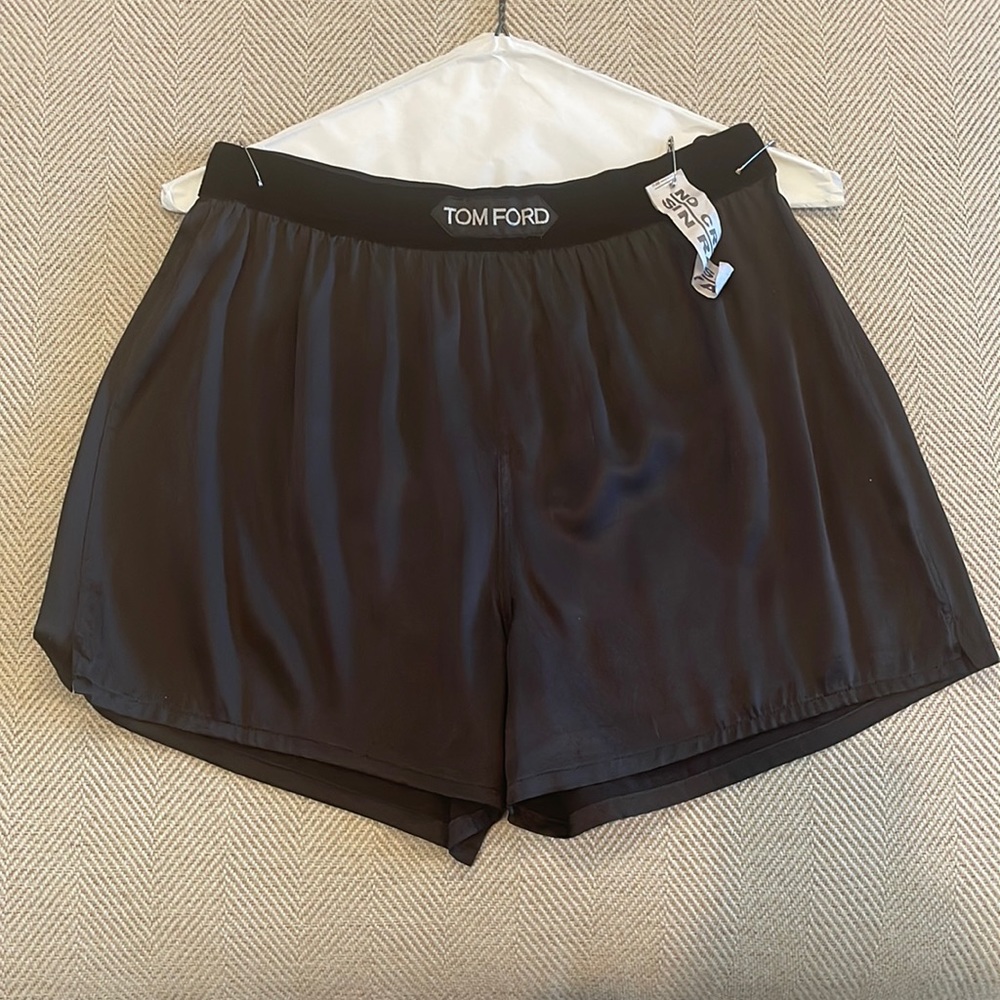 Authentic Tom Ford Shorts Black Sz Small